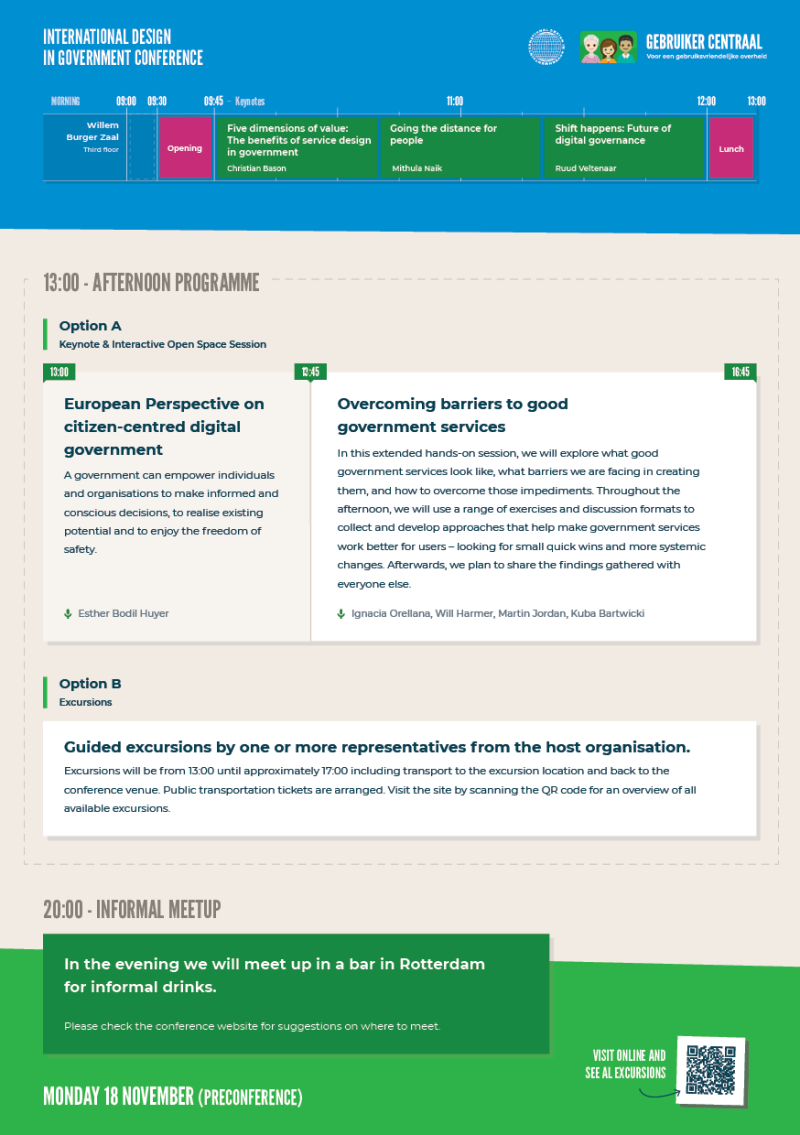 Blokkenschema voor maandag